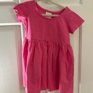 Hanna Andersson Bright Pink Casual Kids Dress 100% Cotton 18-24months